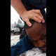 Ryan Brown being held on the ground by an unidentified Colorado Springs officer.
YouTube screenshot